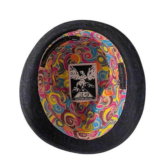 Men’s S Purple Fedora Victor Reyes Sous Les Volcan Hold On Tightly Goorin Bros. - Picture 5 of 7
